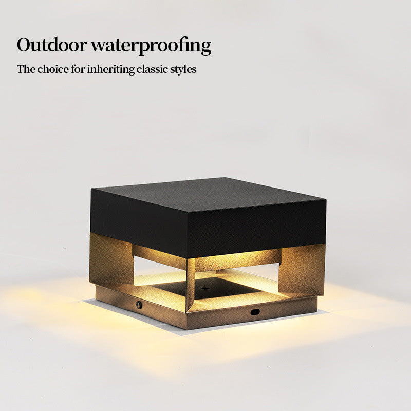 LumaCast LED Lampada da Esterno | Lampada in Acciaio Inossidabile Moderna | Impermeabile | Illuminazione per Giardini e Paesaggi