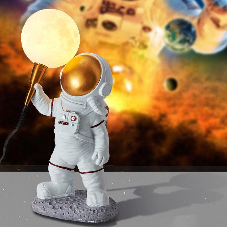 CosmoBuddy Astronauta Lampada da Parete | Design Creativo | Resina & ABS | Luce LED per Camera da Letto