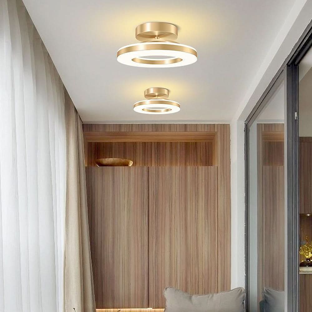 ZAYNO Lampada da Soffitto LED Nera – Moderno Montaggio a Scomparsa