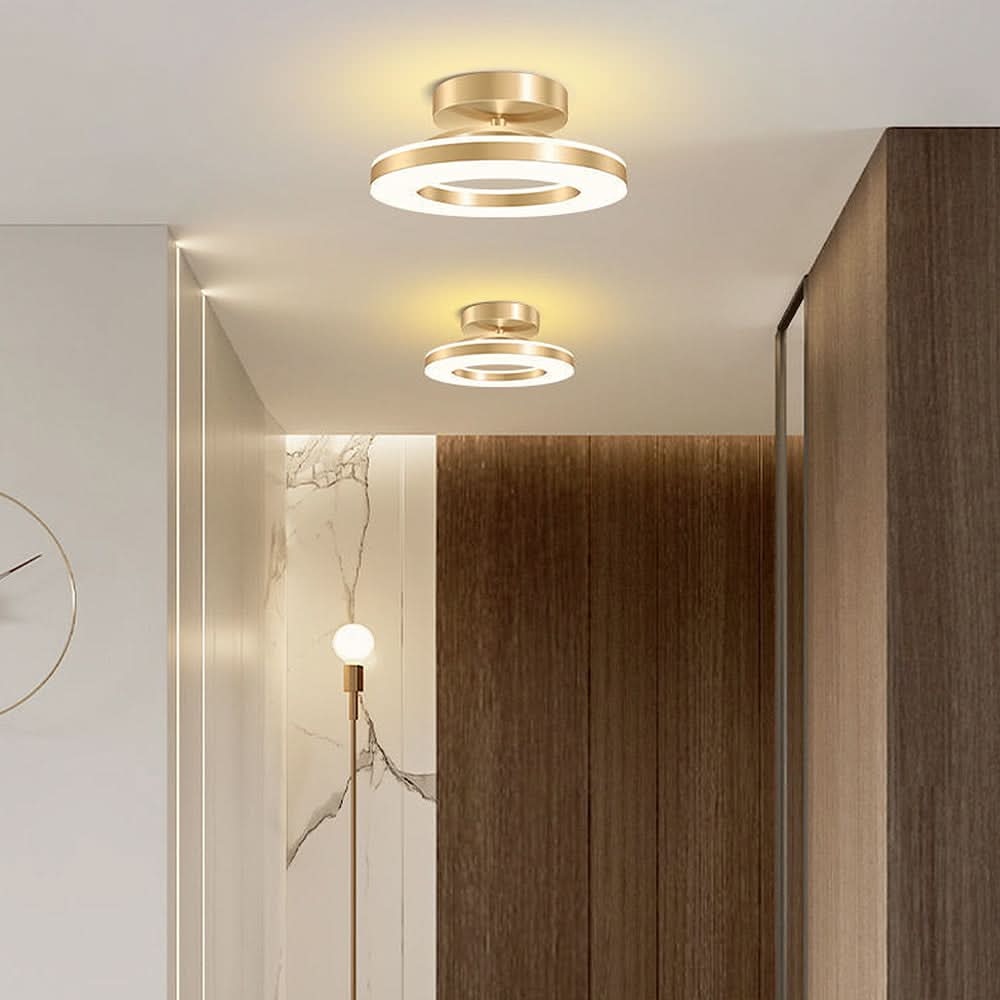 ZAYNO Lampada da Soffitto LED Nera – Moderno Montaggio a Scomparsa