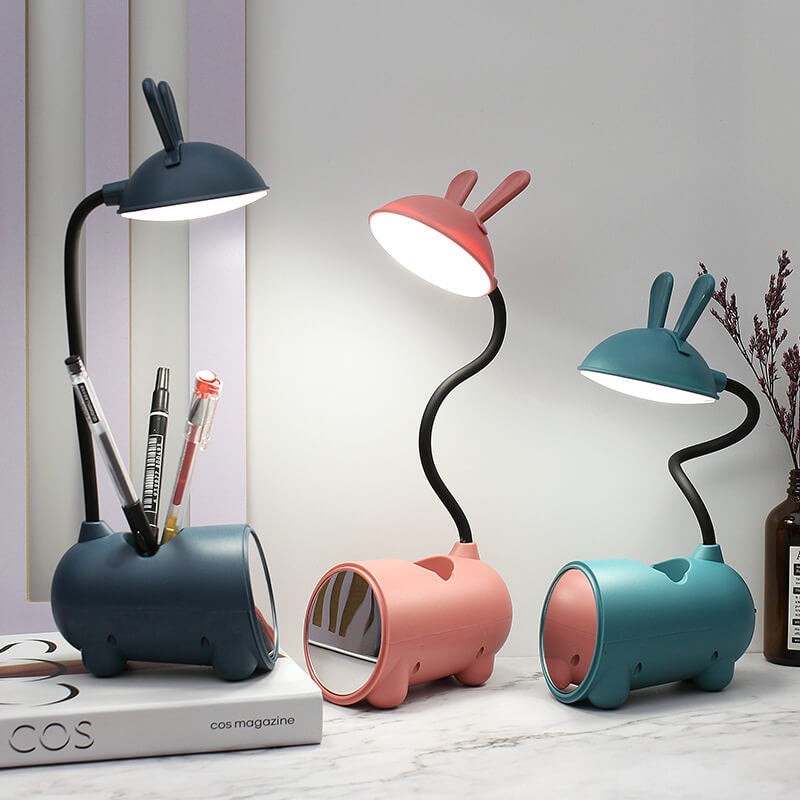 Lampada Touch LED Creativa con Portapenne | Funzione di Ricarica USB | Lampada da Scrivania | Decorazione per Stanza dei Bambini