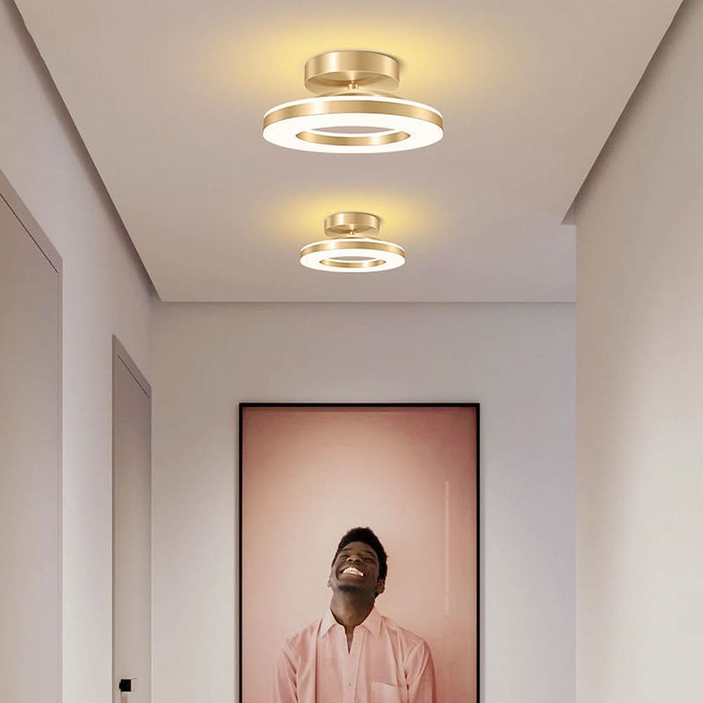 ZAYNO Lampada da Soffitto LED Nera – Moderno Montaggio a Scomparsa