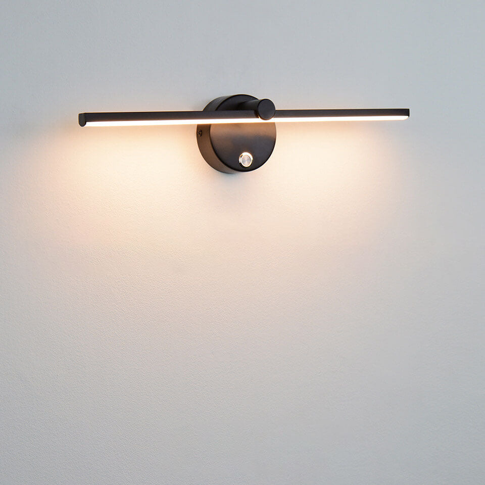 Interruttore a LED per specchio a muro in alluminio minimalista nordico