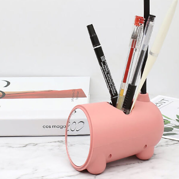 BunnyGlow Lampada Touch LED Creativa con Portapenne | Funzione di Ricarica USB | Lampada da Scrivania | Decorazione per Cameretta