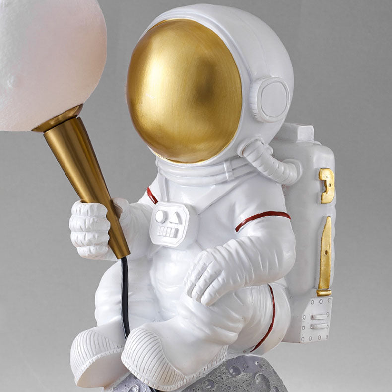 CosmoBuddy Astronauta Lampada da Parete | Design Creativo | Resina & ABS | Luce LED per Camera da Letto