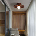 Liorra | Lampada da soffitto in legno con luce diffusa morbida per camere da letto e corridoi