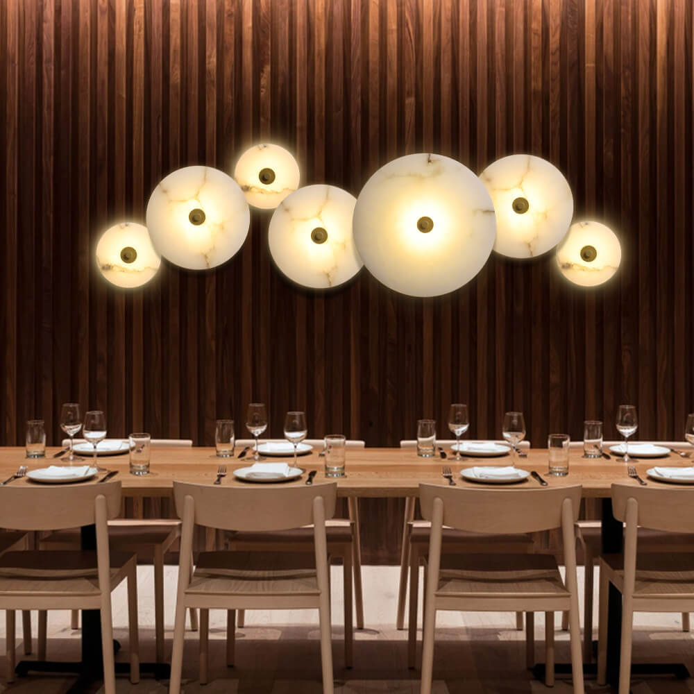 Connessione di acrilico e marmo in una luce di design!