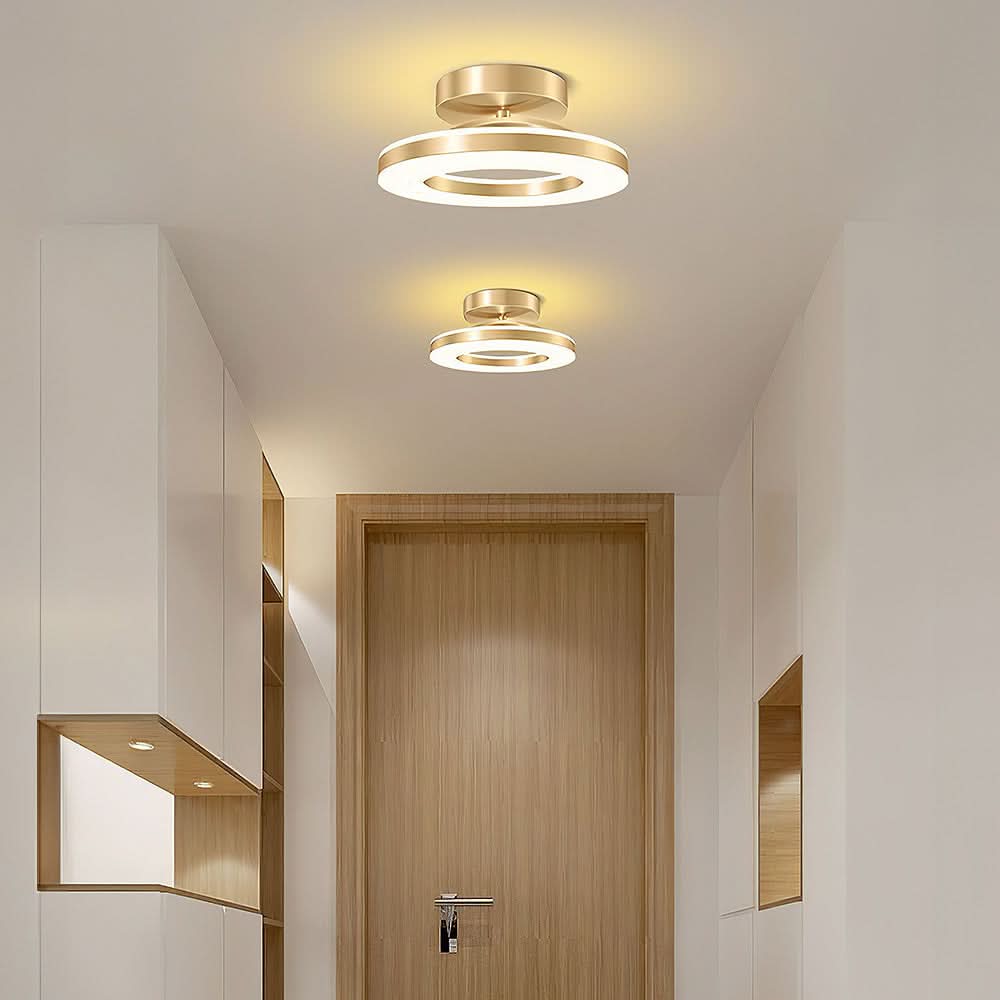 ZAYNO Lampada da Soffitto LED Nera – Moderno Montaggio a Scomparsa