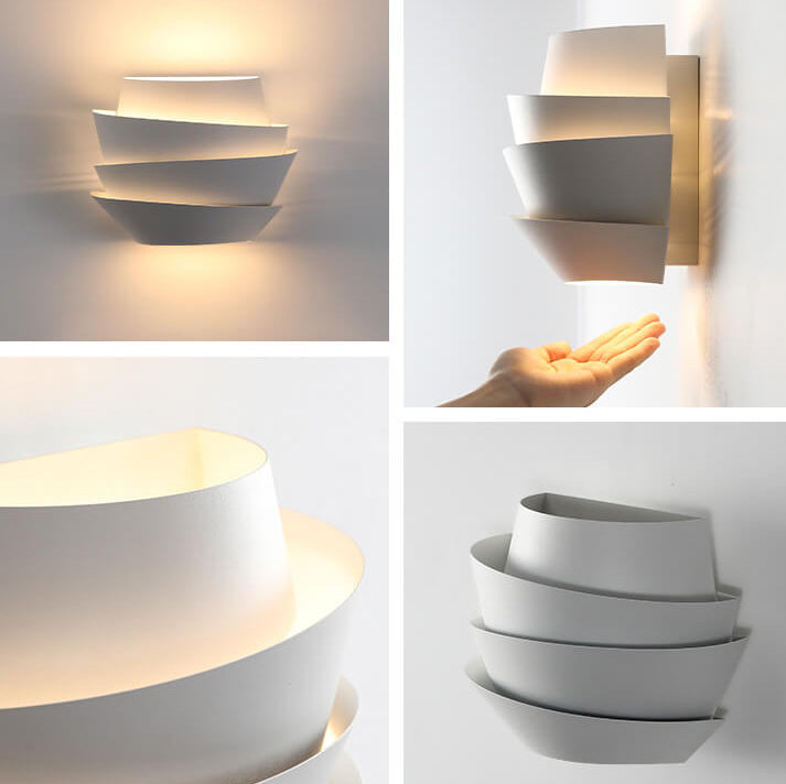 Lampada da parete scandinava con punti luce doppi - NordGlow