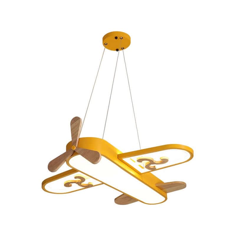 Lampada a Soffitto LED a Forma di Aereo per Stanza dei Bambini con Telecomando
