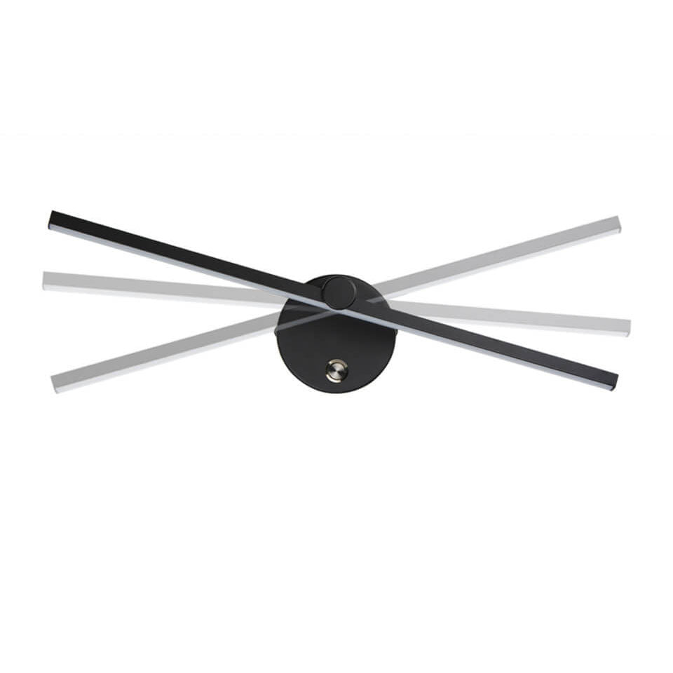 Interruttore a LED per specchio a muro in alluminio minimalista nordico