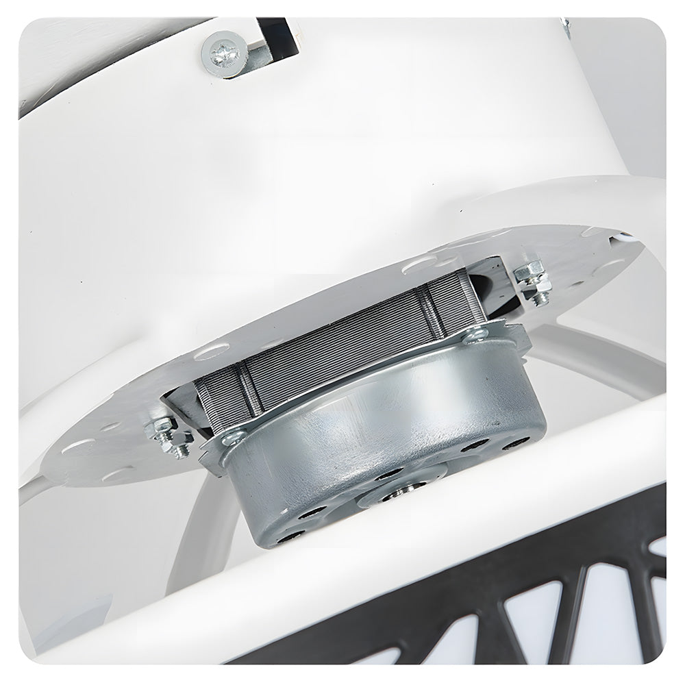 Ralo | Ventilatore da soffitto a profilo basso con telecomando, luce LED a 3 colori e timer per soggiorno e camera da letto