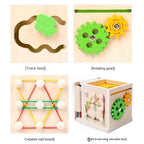 ActivityCube – Scatola di giocattoli Montessori con 8 attività didattiche per neonati