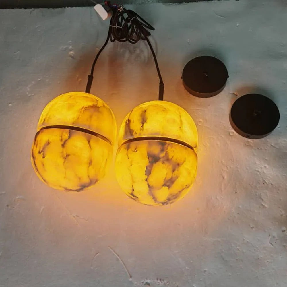 Lampadario in Marmo per Interni Eleganti