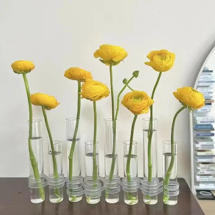 Vasi per Fiori Flessibili con Cerniere  Vaso Moderno in Vetro