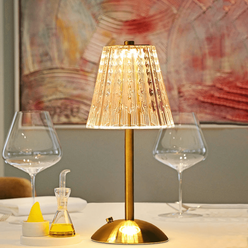 Lampada da Tavolo Glimmer - Elegante e Senza Fili