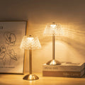 AuraGlow Lampada da Tavolo - Lampada LED Ricaricabile con Funzione Dimmer