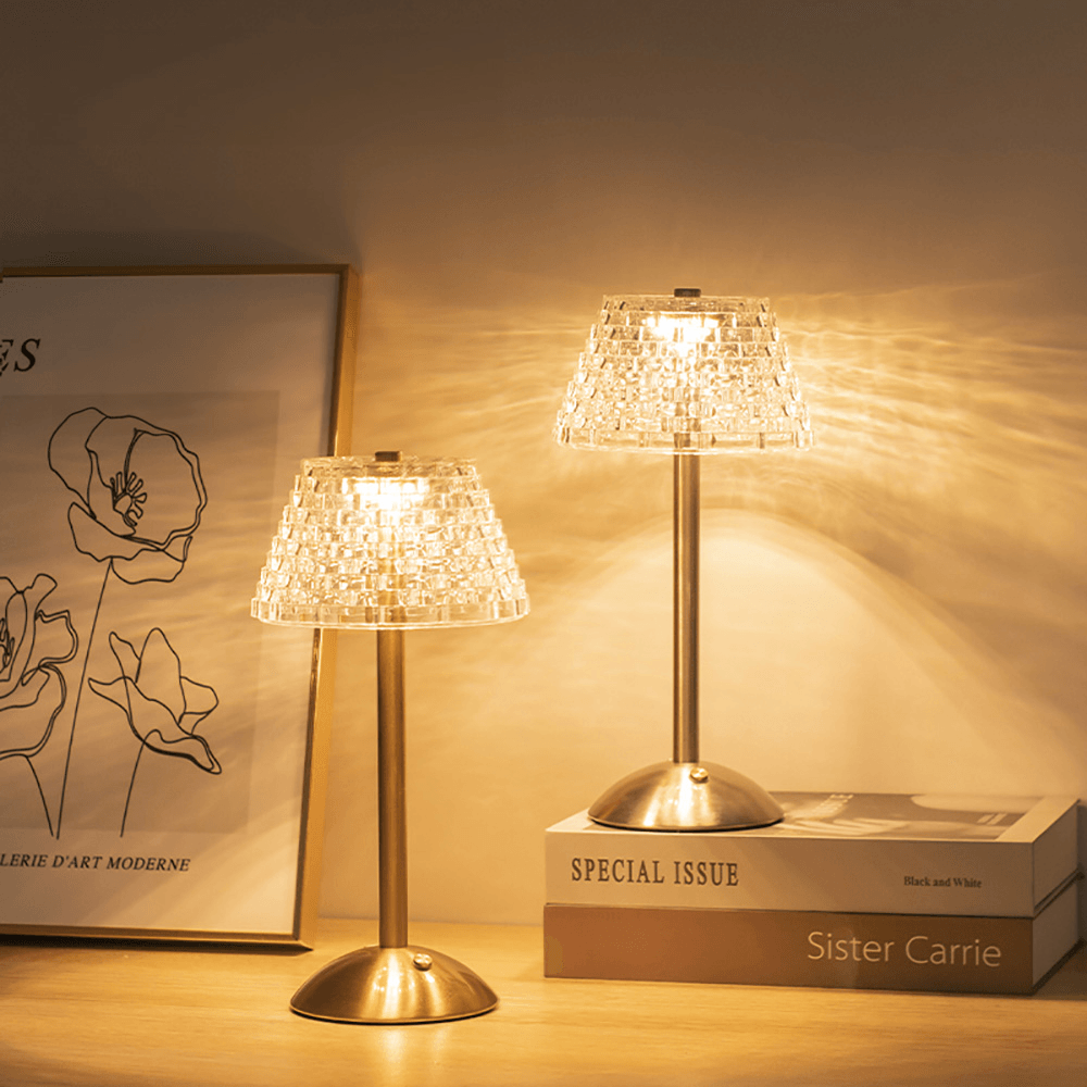 Lampada da Tavolo Glimmer - Elegante e Senza Fili