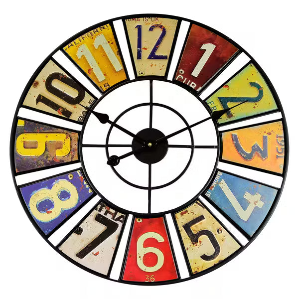 Orologio da Parete Retro Colorato