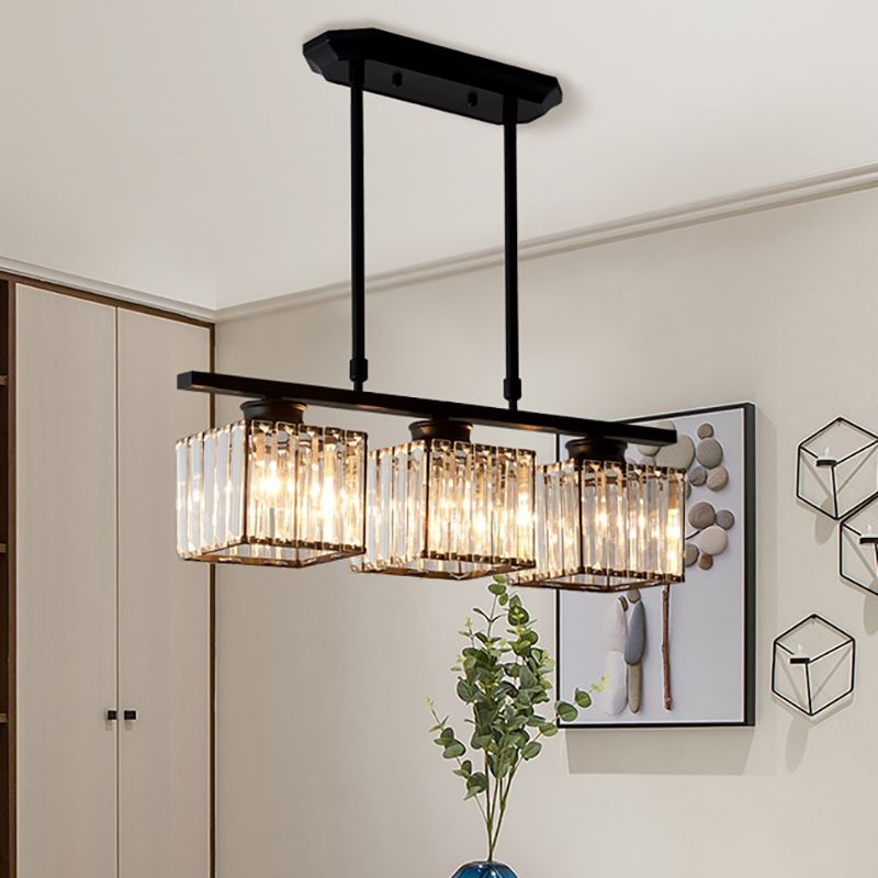 Nira | Lampada a sospensione in vetro multi-testa moderna nordica