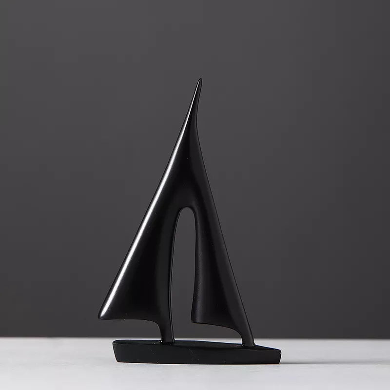 Scultura di Veliero Marittimo - Decorazione Elegante per la Casa
