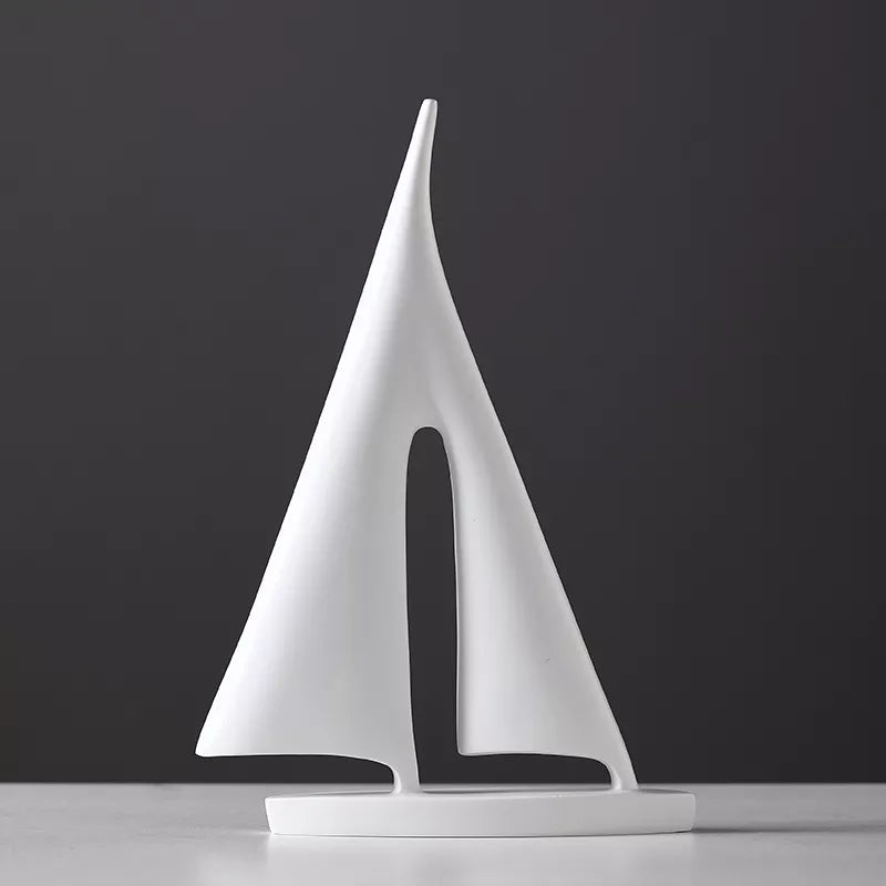 Scultura di Veliero Marittimo - Decorazione Elegante per la Casa