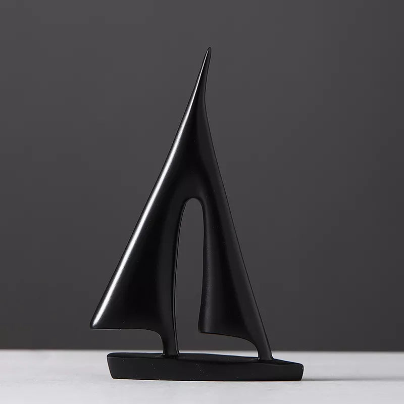 Scultura di Veliero Marittimo - Decorazione Elegante per la Casa