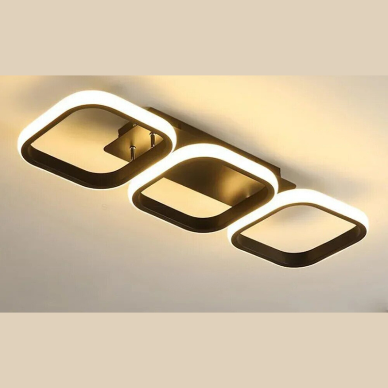Lampadario a Anello LED Moderno – Illuminazione da Soffitto Minimalista per Soggiorno e Sala da Pranzo