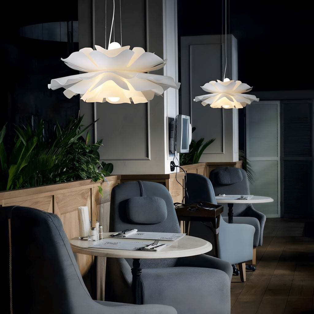Lampada da Soffitto LED Scandinava con Motivo Floreale