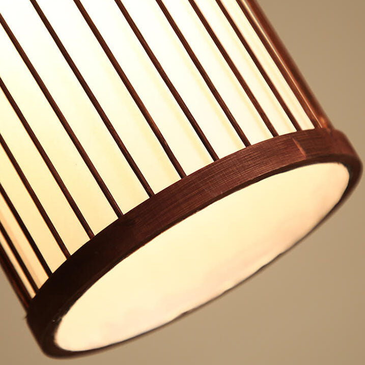 Lampada a sospensione Bambora Zen | Lanterna in bambù intrecciato a mano | Design giapponese | Eleganza naturale
