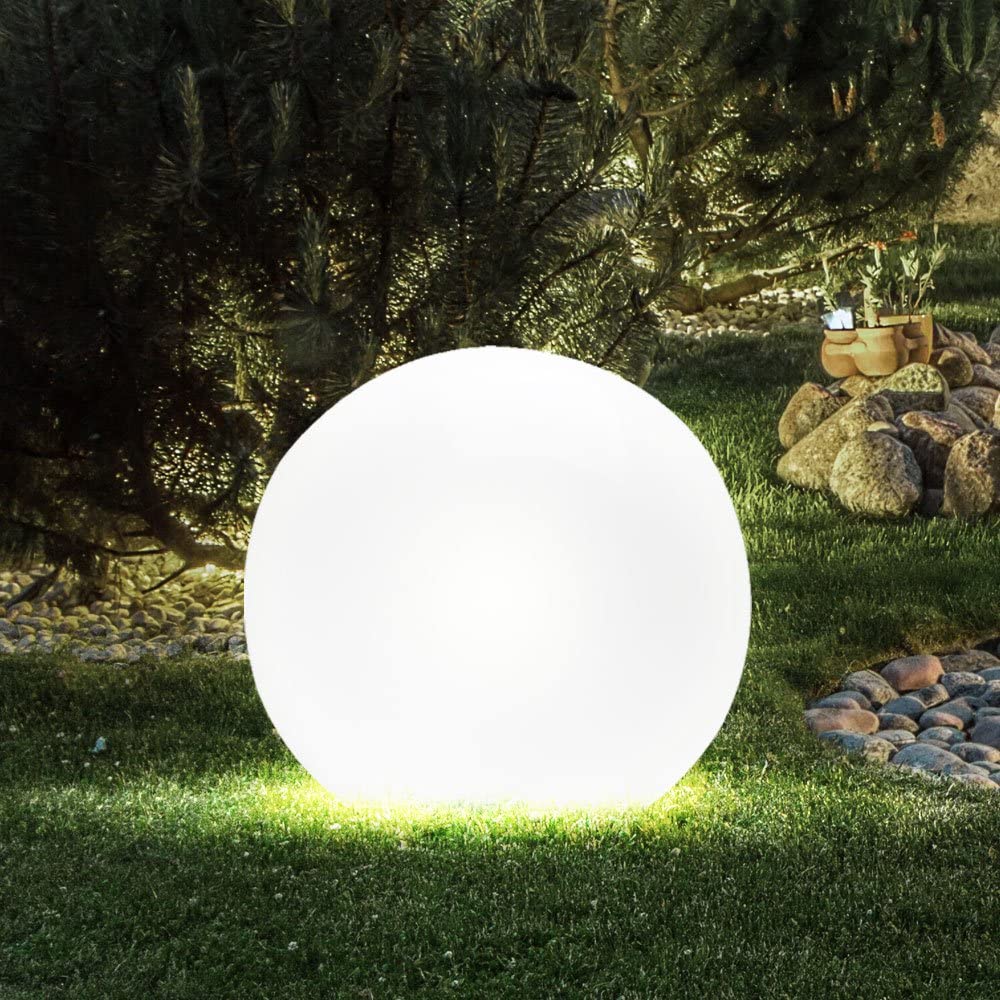 Luce da Giardino LED Rotonda Impermeabile con 16 Colori e Telecomando - Perfetta per Giardino, Portico e Feste
