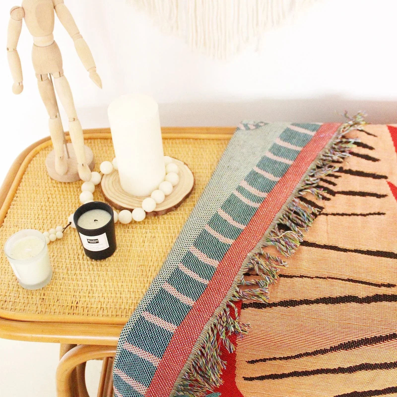 Coperta Woven Feline