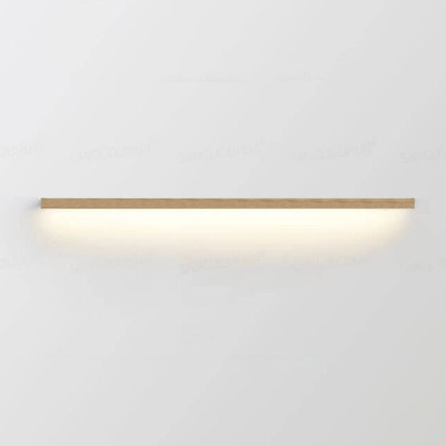 ZenBeam Lampada da Parete LED Giapponese | Design in Legno Massello | Illuminazione Moderna d'Accento