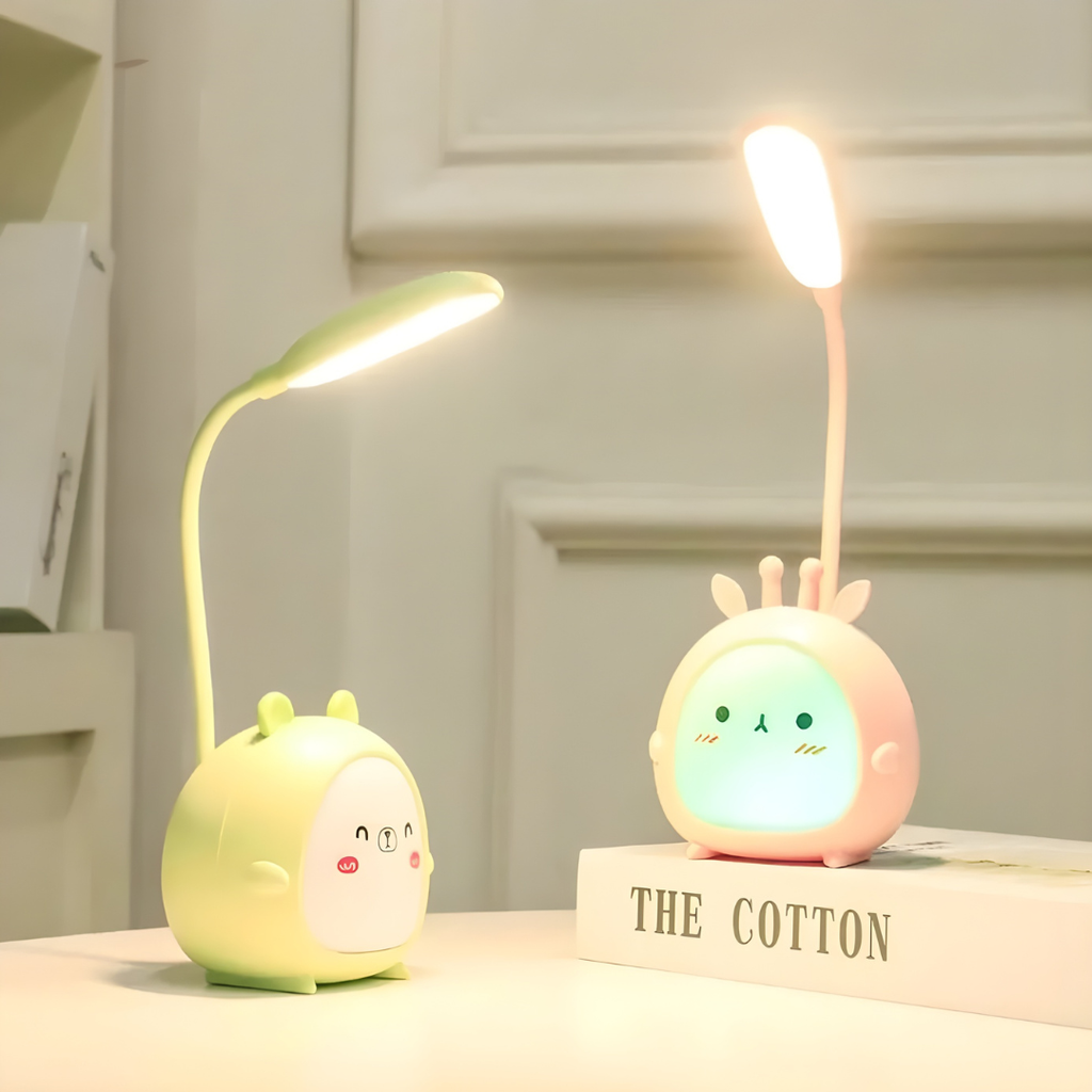 Lampada da lettura LED morbida con collo flessibile e porta USB