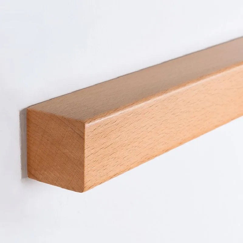 Lampada da parete moderna lineare LED in legno
