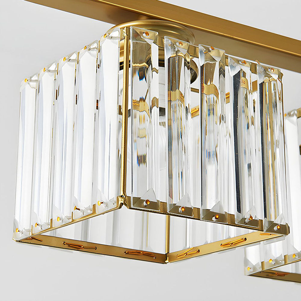 Nira | Lampada a sospensione in vetro multi-testa moderna nordica