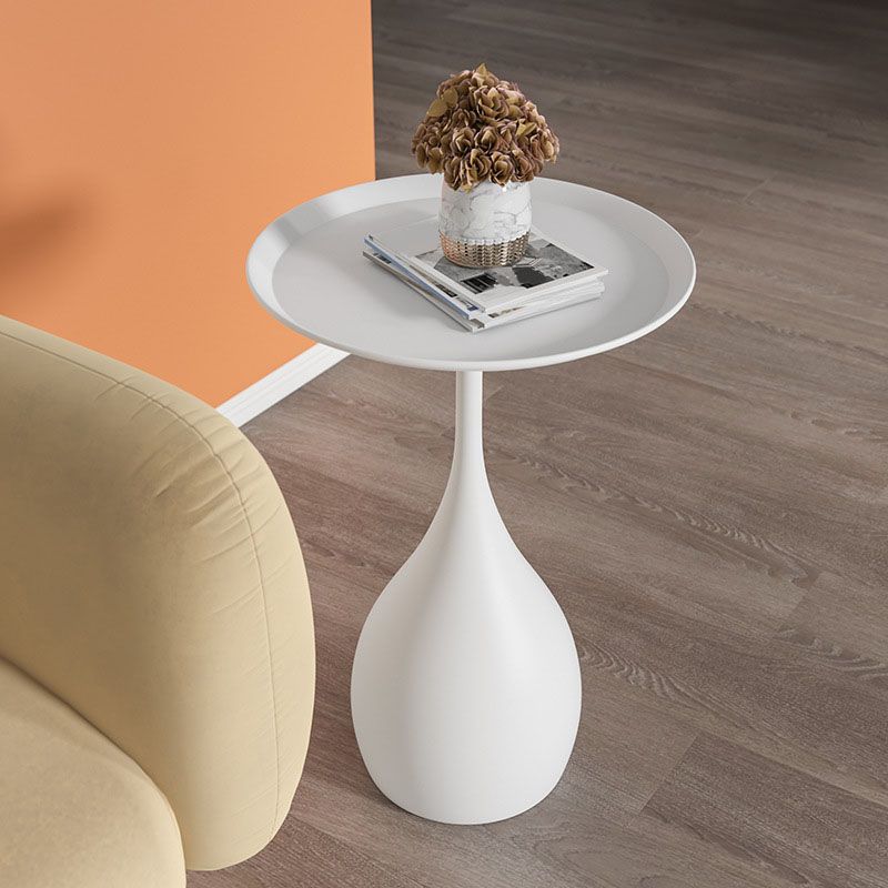 Tavolo rotondo in metallo con base - Tavolino in stile medievale moderno