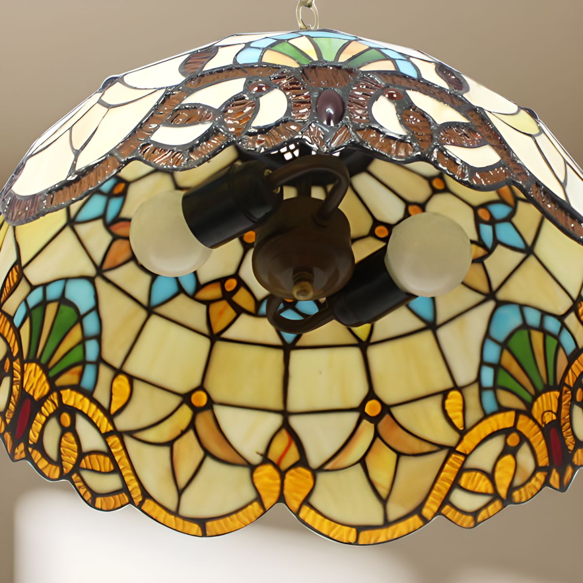 Moraviae - Lampadario Retro in Vetro