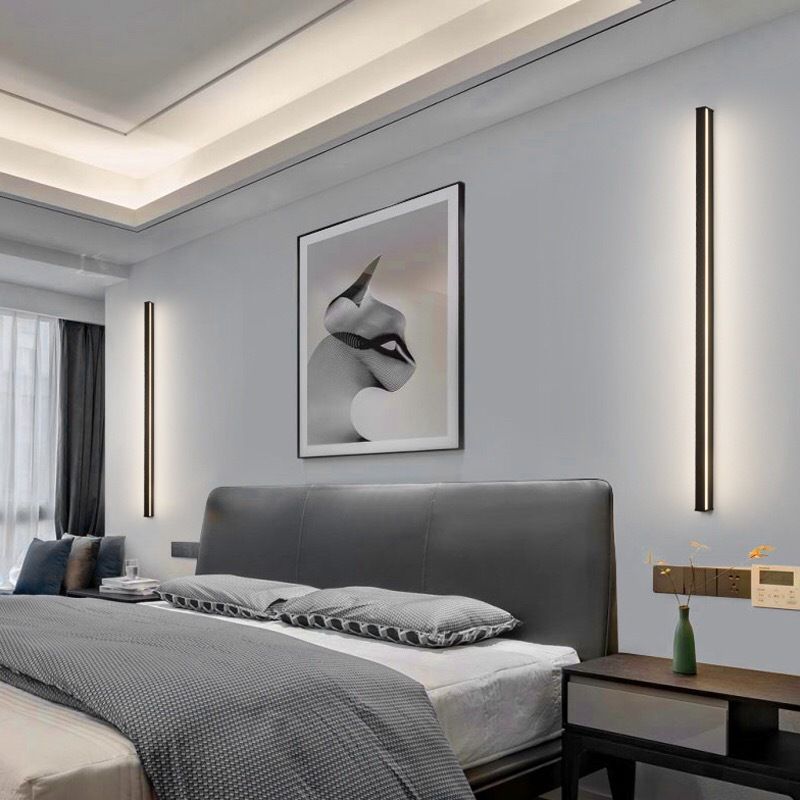 Illuminazione atmosferica LED minimalista a parete