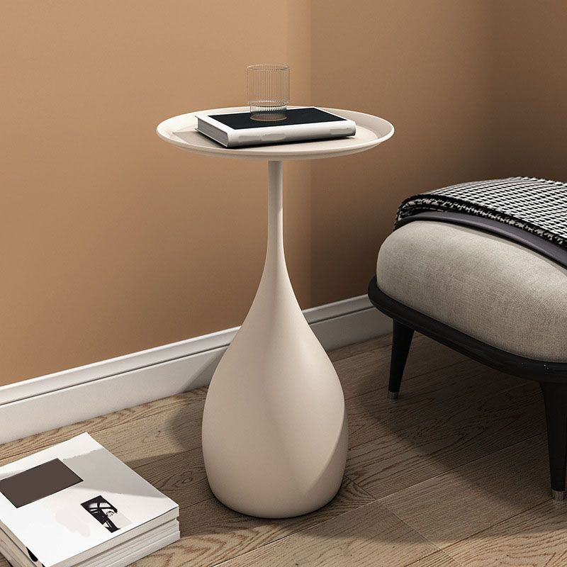 Tavolo rotondo in metallo con base - Tavolino in stile medievale moderno