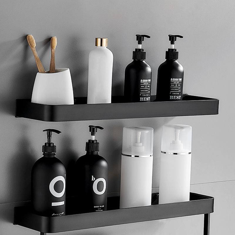 Set da Bagno Moderno in Acciaio Inossidabile Nero Opaco 1/2 - Pezzo