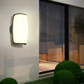 Applique da esterno LED impermeabile IP65 nera moderna