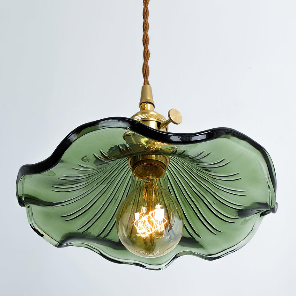 Lampada a Sospensione in Vetro Chic Hibiscus