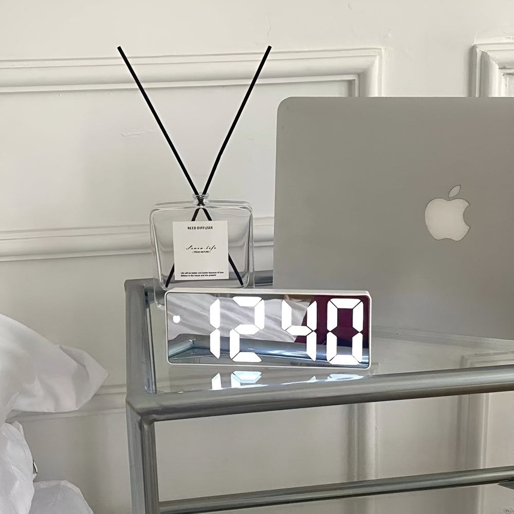 Orologio Sveglia Digitale a LED con Specchio