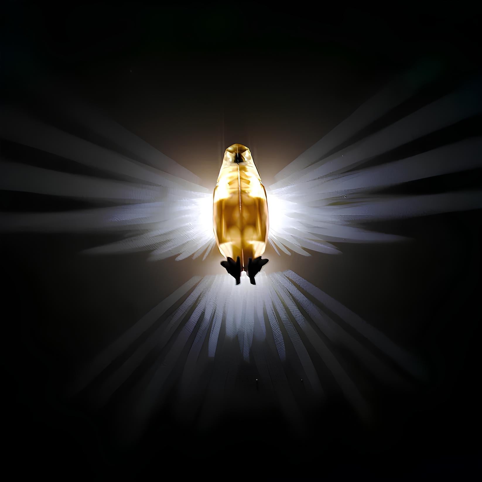 Applique con Ali Illuminata - LumaWings