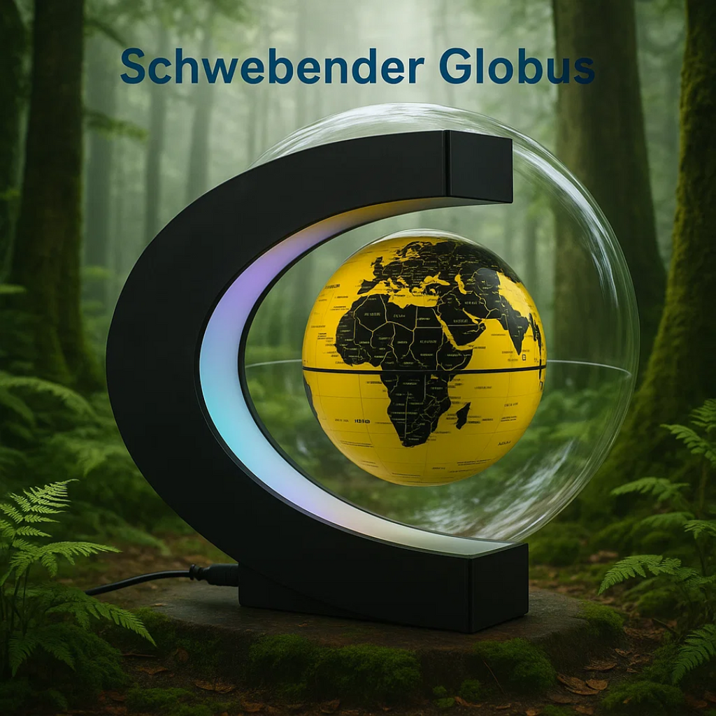 AstroGlobe LED Mappamondo – Lampada Mappamondo Fluttuante con Sospensione Magnetica
