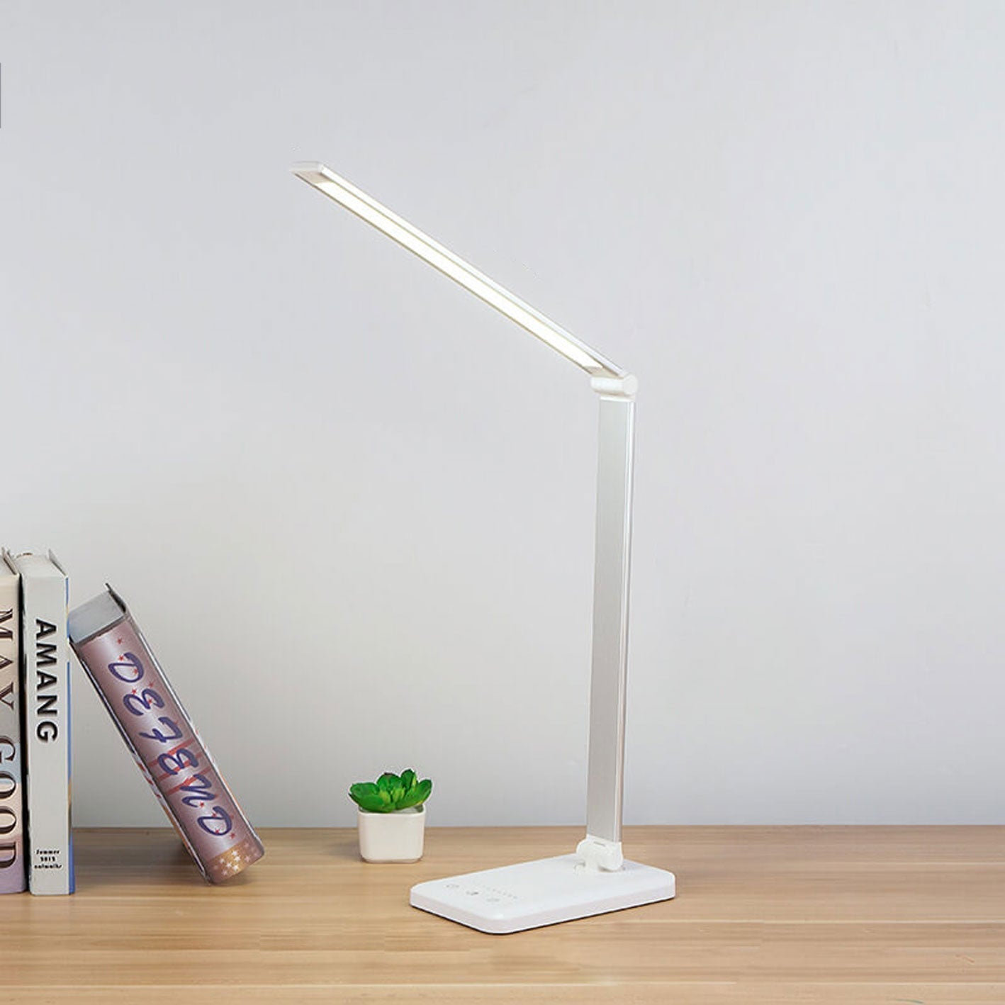 Nordic Creative Lampada da Scrivania Pieghevole Touch Dimmabile LED