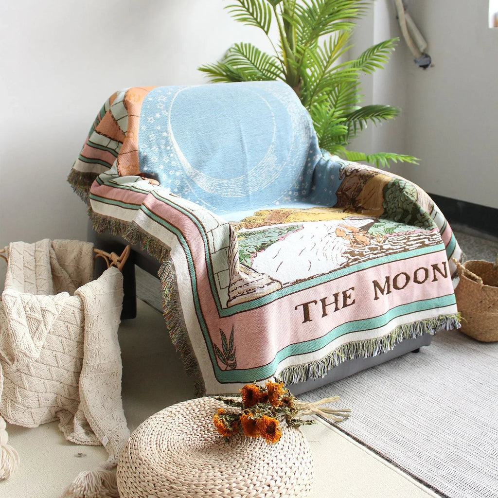 Coperta Woven Mystic Moon