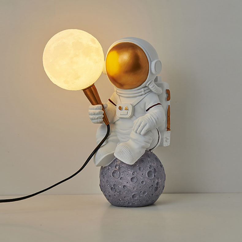 CosmoBuddy Astronauta Lampada da Parete | Design Creativo | Resina & ABS | Luce LED per Camera da Letto
