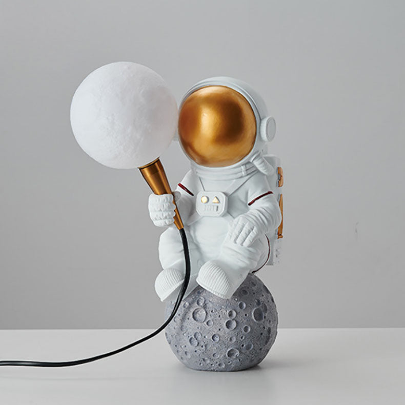 CosmoBuddy Astronauta Lampada da Parete | Design Creativo | Resina & ABS | Luce LED per Camera da Letto